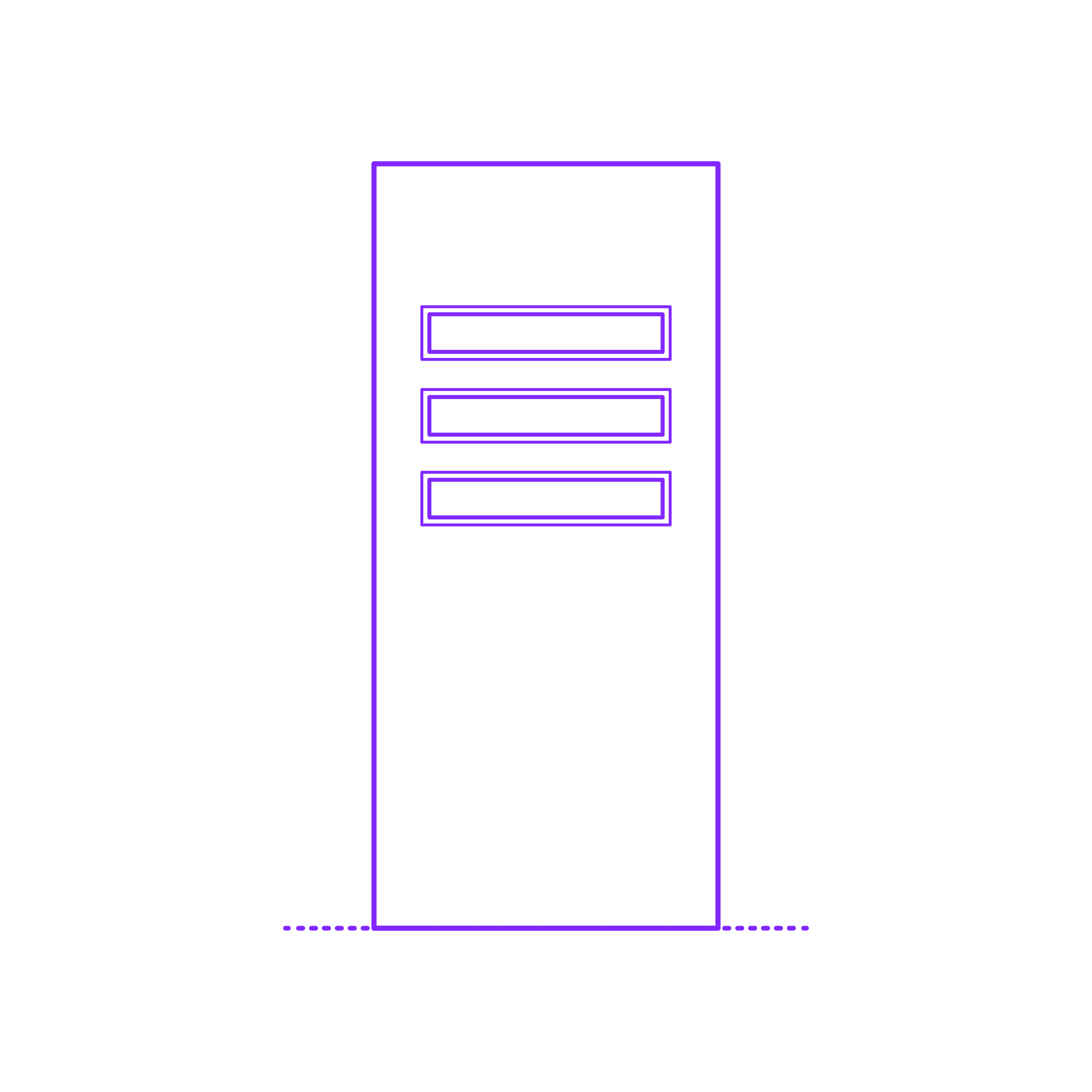 Buildings Interior Doors Lite Interior Door Horizontal 3 Strips Outline Svg File Free Vectors
